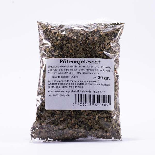 Patrunjel uscat amabalaj 30 grame
